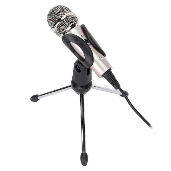 Mini Kondensatormikrofon Set Studioinspelning USB-mikrofon för Livestreaming