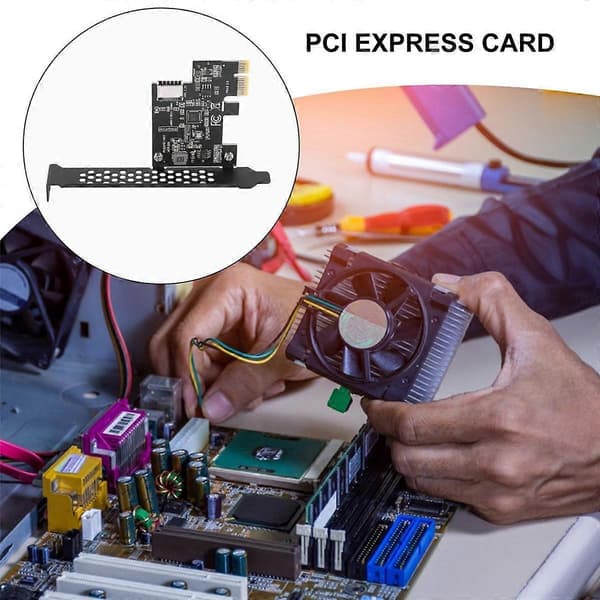 PCI Express 2.0 X1 USB 3.2 Gen1 TYPE-E Lisäkortti PCIe Etupaneeli Type-C Adapteri Riser USB3.1 Gen1 A-KE