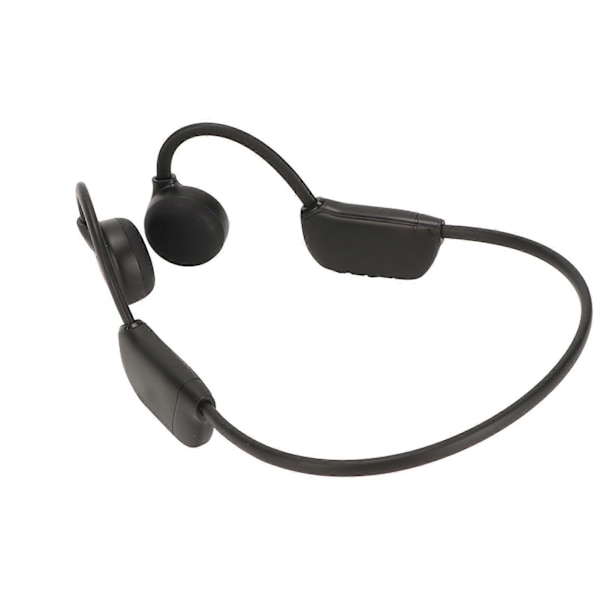 Bluetooth-luujohtokuulokkeet IPX6 Vedenpitävät langattomat urheilukuulokkeet sisäänrakennetulla mikrofonilla juoksuun, musta YEMMA