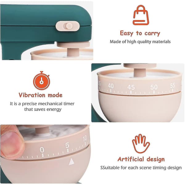 Handmixer Timer Äggvisp Kök Matlagningstimer Klocka Kompatibel Med Bakning Banmo