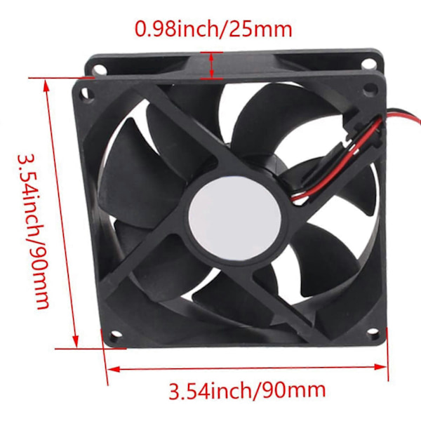 Velegnet til 9225MS DC 24V 0.2A Køleventilator Svejsemaskine DC Børsteløs Ventilator