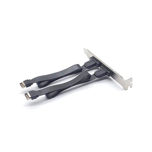 USB 3.1 Frontpanel-Header Typ E Hane till Typ C Hona Kontakt Moderkorts Utbyggnadskabel Trans