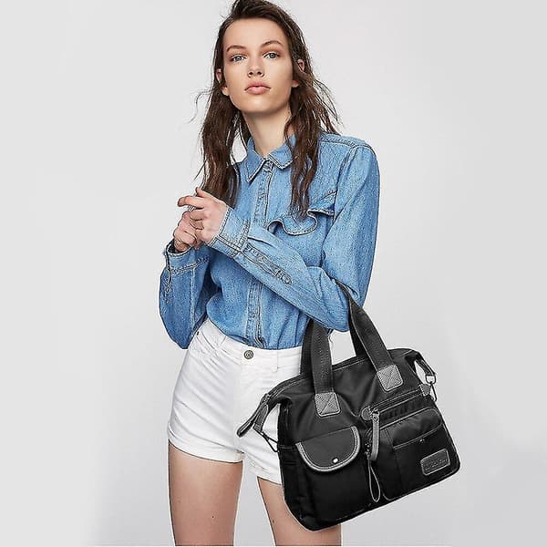 Vattentät - Crossbody i nylon, axelväska