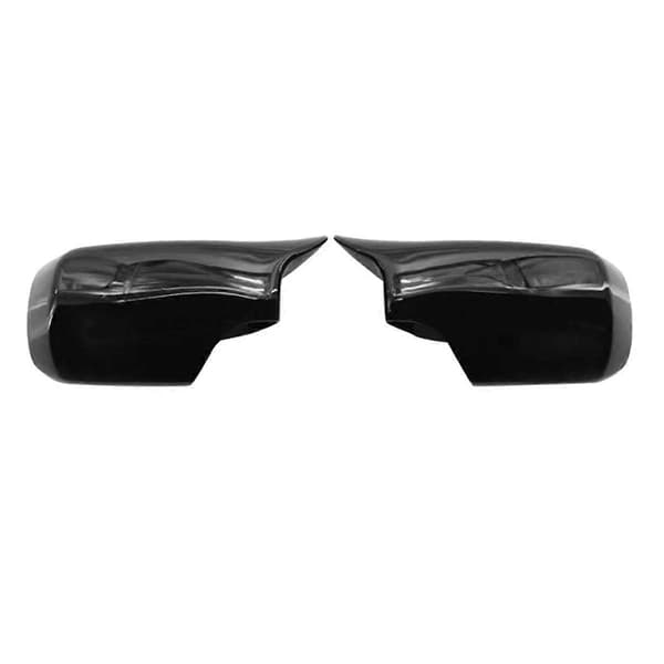 Bilspejl Dæksler i Sort Glans Ox Horn til 3 Serie E46 1998-2005 5 Serie E39 1995-2004