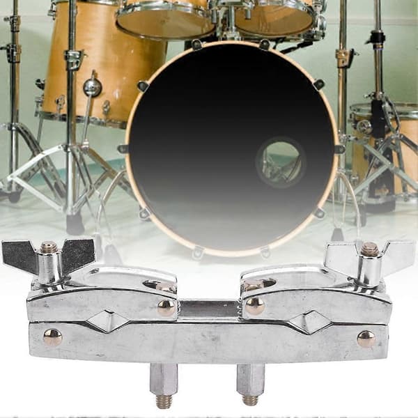 WC50 Trommesett Klemmestav Multifunksjon Sølv Aluminium Legering Brakett Klipp Stav
