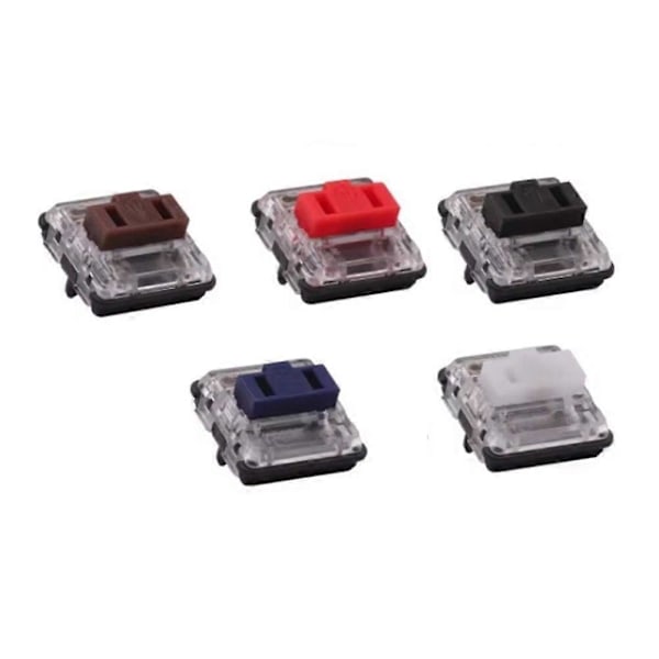 70 kpl matalaprofiilisia Choc-kytkimiä 1350 RGB näppäimistöön, punainen