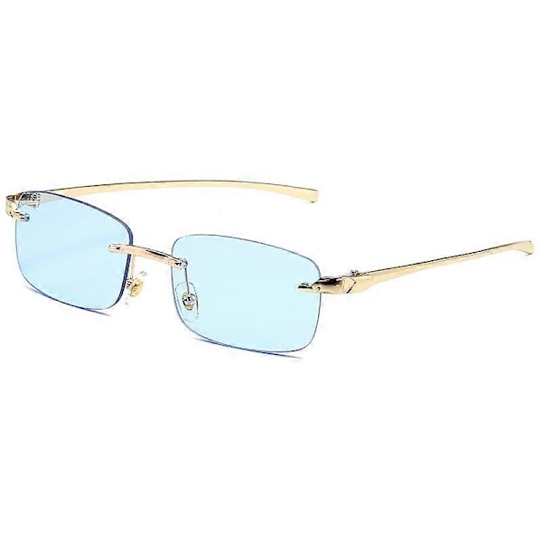 Solglasögon för Kvinnor Män Retro Aviator Fyrkantiga Goggles Klassiska Bågar