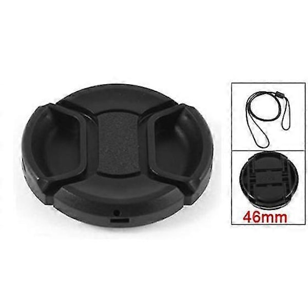 Universal 46mm Senterklype Frontobjektivdeksel for DSLR-kamera
