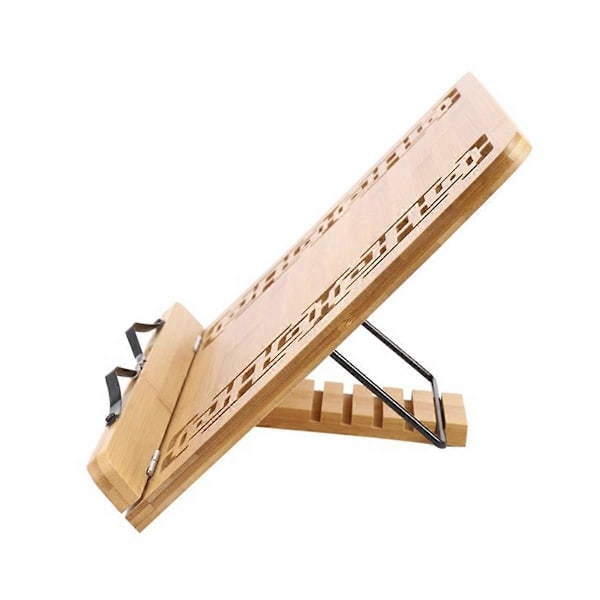 Kokoontaitettava tablettiteline oppikirjoille/musiikkitiedostoille/Retro ontto tyylikäs kuvio työpöydän kirjahylly