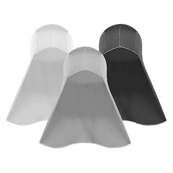 WJTG 3-pack Hårdhattsfoder med Nackskydd Kylkepsar Foder Svettavvisande Keps med Nackskugga för SafJ