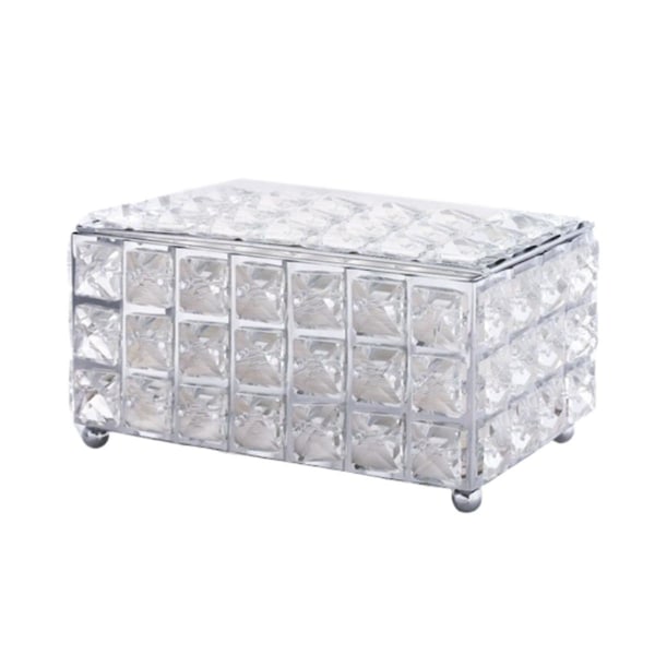 Krystal Tissue Box Nordic Simple Moderigtige Bordservietter Opbevaringsboks Bar Diamantholder Living Ro