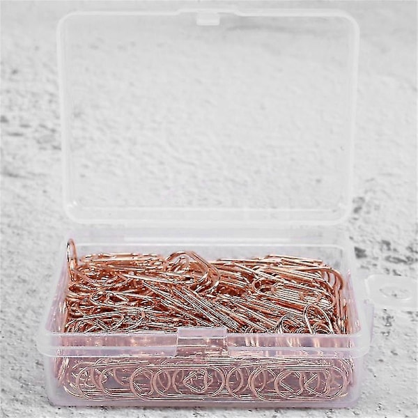 150 Stykker Søde Papirclips Mini Clips Hjerteformede Papirclips Bogmærke Clips Til Kontorartikler S