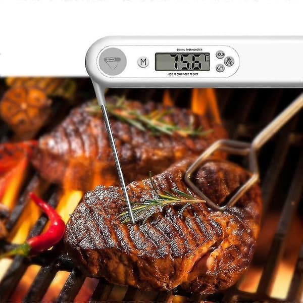 Digital Mat Termometer Direktavläsning Köttprob Kök Matlagning Temperaturtestare För Mjölk Grill Bbq
