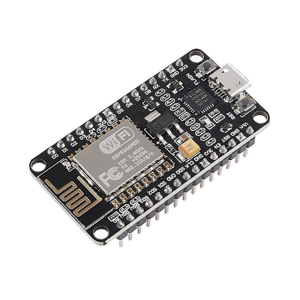 2 stk. ESP8266 NodeMCU CP2102 ESP-12E WiFi-modul Internet of Things udviklingskort fungerer til IDE/Micropython