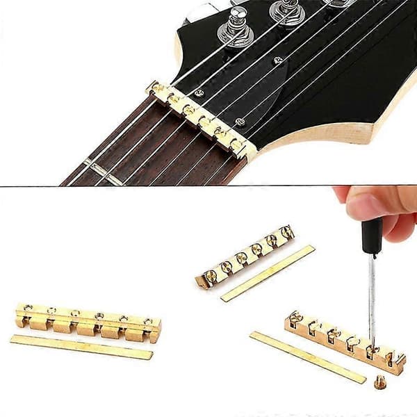 42mm Messing Gitarrmutter Høydejusterbar for LP Elektrisk Gitardeler