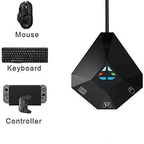 Mus og Tastatur Konverter, USB Forbindelse, Tastatur og Mus Adapter til , , , , NS Switch
