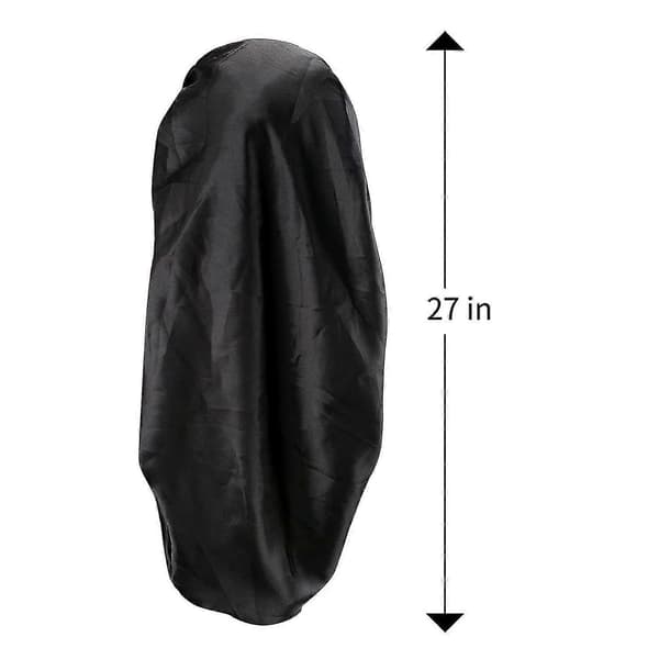 Satinmössa för kvinnor - 2-pack mjuk och elastisk svart leopard långhårsmössa