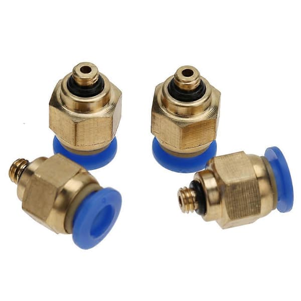 4mm Luftlednings Pneumatiska Snabbkopplingar Hantråd Rakt Instickskoppling (PC4-M5 20st)