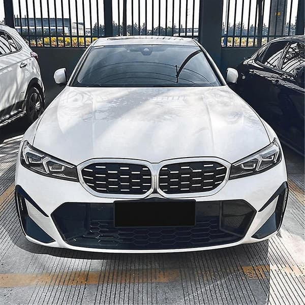 Bil Frontfanger Splitter Spoiler Trim Tåkelys Canard For 3-serie G20 G21 2023+ Gloss Sort