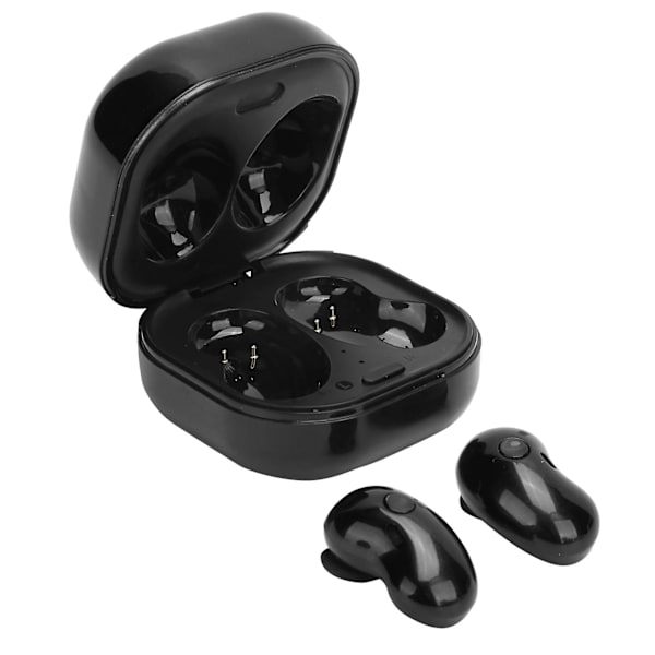 S6 PLUS TWS Bluetooth 5.1 Hörlurar LED Färgskärm Trådlöst Headset Öronsnäckor med Mikrofon Svart