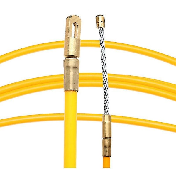 Nylon-lankapuristin D=6mm L=25m lasikuitukaapeli tanko sähköasentaja työntäjä ulosveto johdot kala