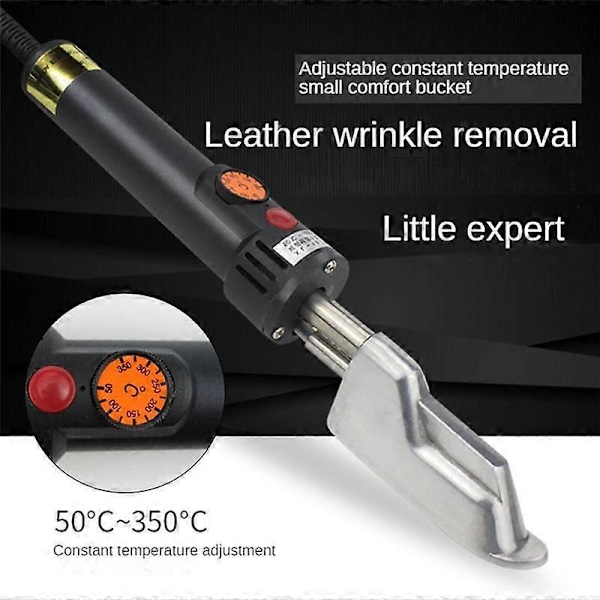 220V 150W 50-350C Justerbar Mini Elektrisk Strykejern for Lær Klær EU-kontakt