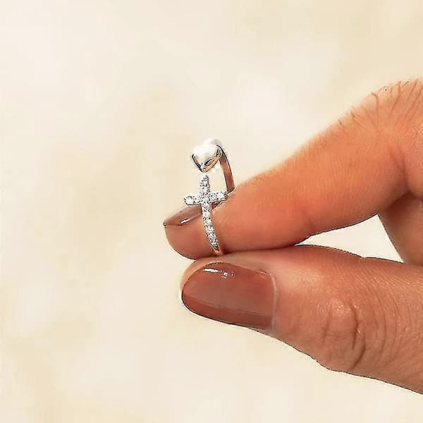 Til min datter - Jeg tror på dig Ring Alloy Ring Justerbare åbne ringe til fine smykker