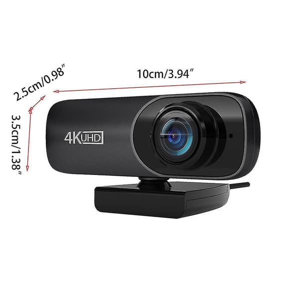 Webbkamera 4k Datorkamera Inbyggd Mikrofon Hög Definition Kompatibel Med Sändning