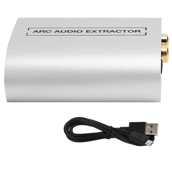 Audio Decoder ARC Exrtractor Converter Digitaalinen Teräväpiirto Multimedia Liitäntä Hopea