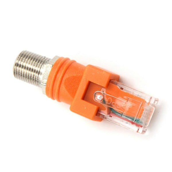 10 st F-typ Kontakt Rf Hona Till Rj45 Hane Koaxial Barrel Kopplingsadapter Koaxadapter, Rj45 Till