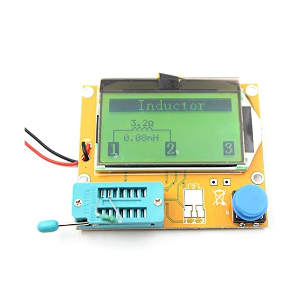 328 Grafisk Transistor Testare, Npn Pnp Diod Triod Kondensator Esr Mosfet Resistans Känsel Lcd Dis