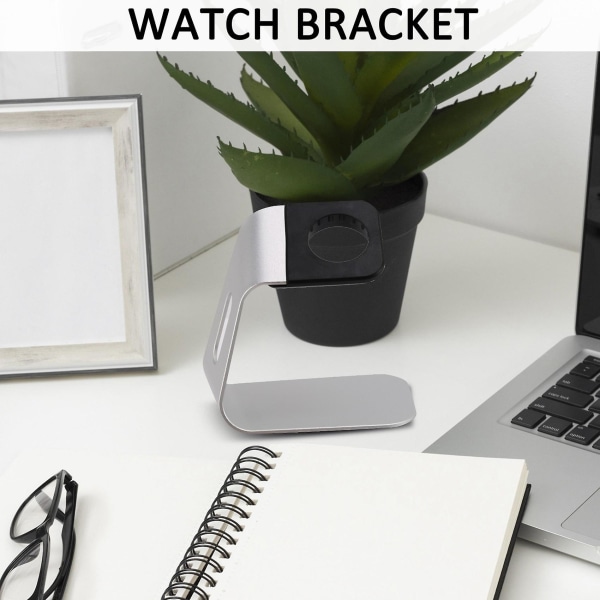 Metall Aluminium Laddningsställ Hållare För watch Laddning Smart Watch Bracket Smartwatch Desktop Chard
