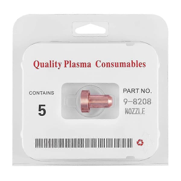5 stk. 9-8208 40A Plasma Dyse Tips Passer til Thermal Dynamics SL60/100 Plasma Skjærebrenner