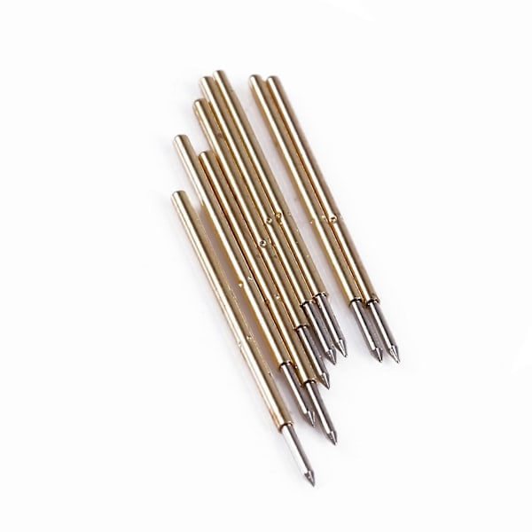 100 kpl jousitestausanturi P50?B1 0,68 mm pyöreä Pogo-nasta metallineulatyökalut YEMAA