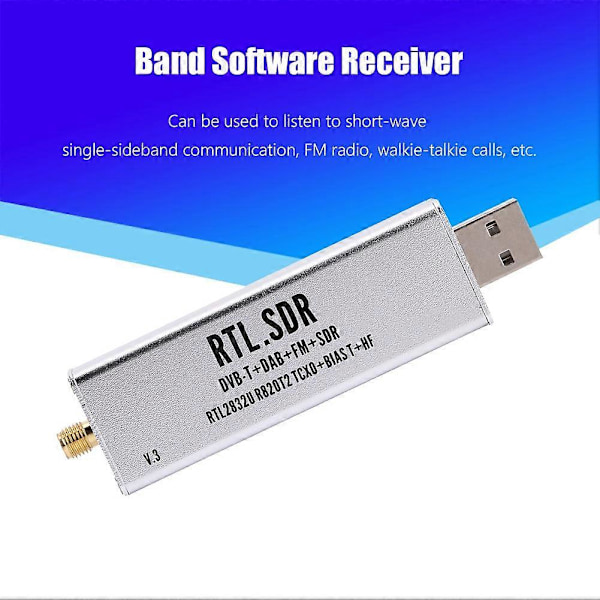RTL-SDR Blog RTL SDR V3 R820T2 RTL2832U 1PPM TCXO SMA RTLSDR Ohjelmisto-ohjattu radio Multipu:lla