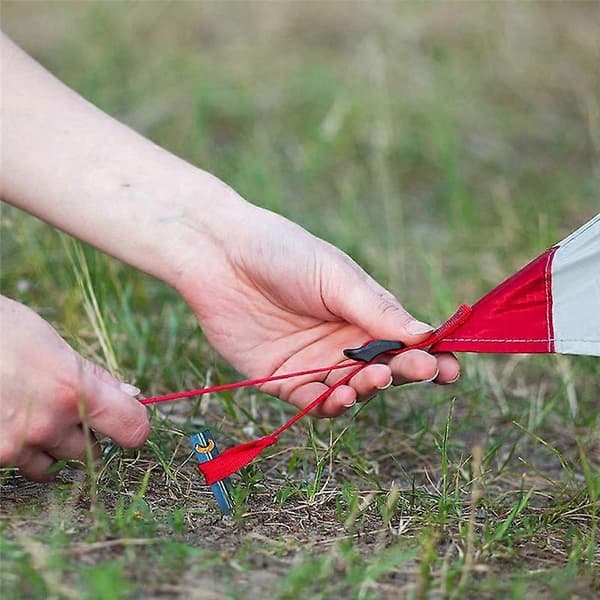 6 stk. teltplugger, teltplugger i titanlegering, kraftige bakkeplugger for campingtilbehør