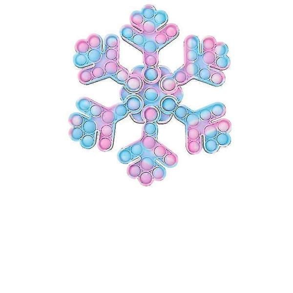 Pop Big Size Jul Fidget Leksaker Push Bubble Sensorisk Autism Kläm Stressavlastare Barn Fidget Avkopplande Leksak Julklappar