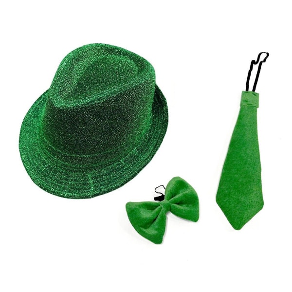 St. 's Day Hat Contrast Create Atmosphere Green Cosplay Festival Bow-knot Bow Tie For Party Festiva