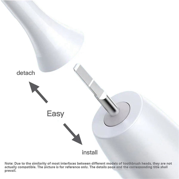 10 stk Vakuumforseglet Emballasje Erstatningsbørstehoder For X3 X3pro X3u X5 V1 D3 Elektrisk Tannbørste, w