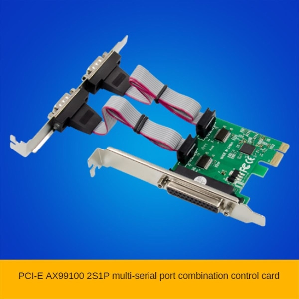 Udvidelseskort St317 Pcie X1 Ax99100 2s1p Industrial Rs232+ Kontrol Multi-funktion Praktisk Expan