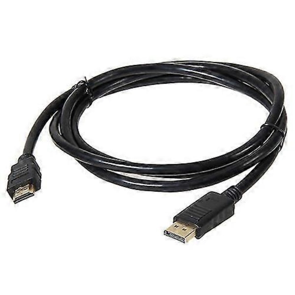 1,8 m DisplayPort DP Han til HDMI-kompatibel Han Konverteringskabel til PC HDTV DV Tablet