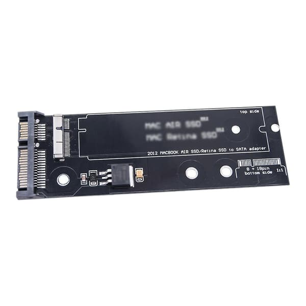 SSD til SATA Konverterkort til 2012 Support RETINA A1465/A1466/A1435/A1436 7+17Pin SSD