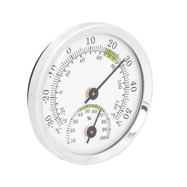 Dial Termometer Hygrometer Mini Hygrometer for Humidor Drivhus Hage Hjem Safe