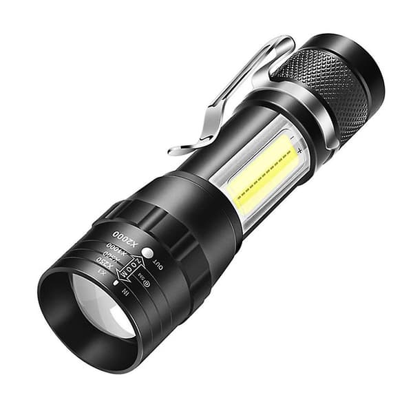 1000 lumenin tehokas LED-taskulamppu