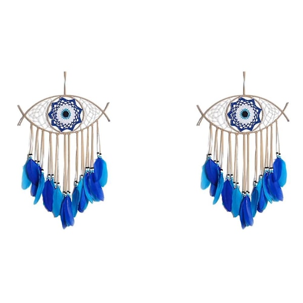 Evil Eye Dream Catchers For Bedroom Hand-woven Macrame Dreamcatcher,2