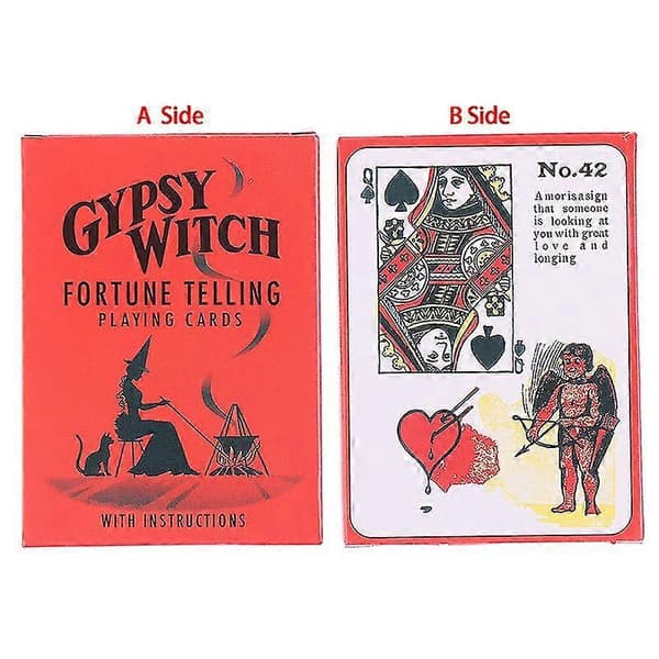 Gypsy Witch Fortune Telling Tarot Oracle Kort Profeti Spådom Brætspil - SFYGV