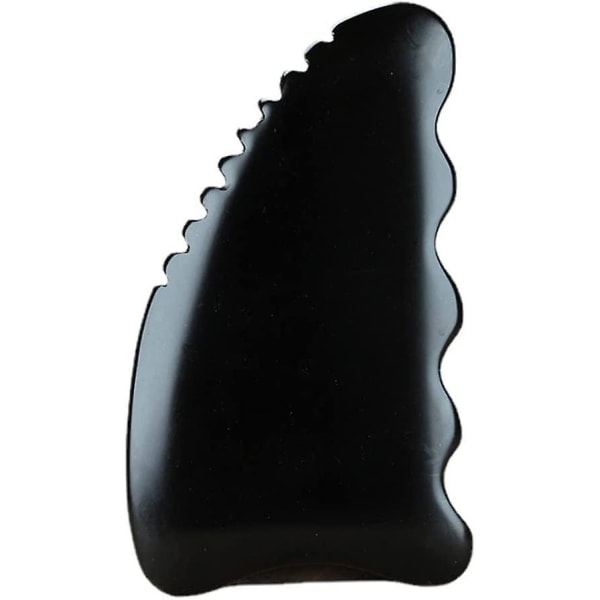 Gua Sha Massage Tool Facial Body Scraping Gua Sha Bian Stone Traditional Scraper Toolblack1pcs