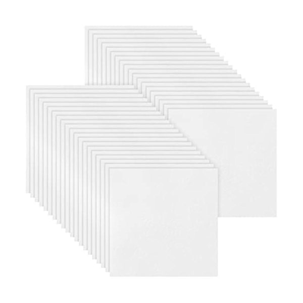 100 ark mikrobølgeovnspapir, 3x3 tommer, hyldepapir til glasfuserpakning eller liner til ovnovn