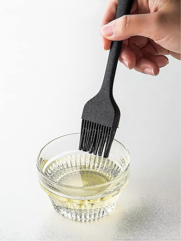 Silikonpensel for baking, matlaging, grill, smøring av olje, smør, saus, 2-pakning