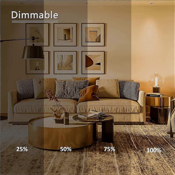8 st Gu10 35w Halogen Reflektorlampor, Dimbar Spotlight, Varmvit 2700k -T